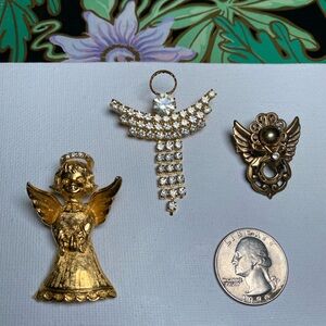 Vintage Angel Brooches